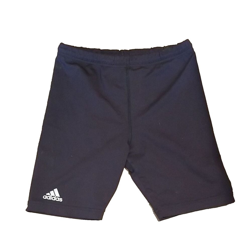 Adidas Women’s Black Compression Shorts Size M Training Yoga Volleyball Gym Run